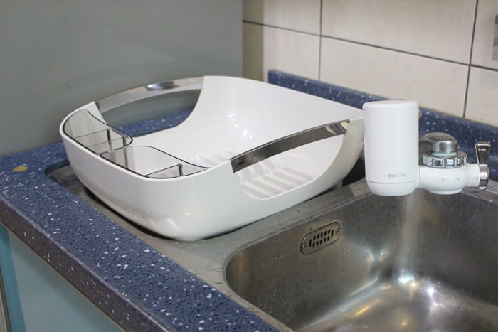 韓國nineware瀝水籃 白色簡約瀝水籃 租屋處廚房使用