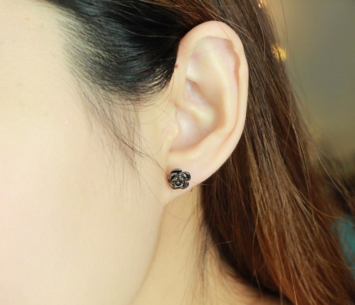 Mrs Yue 夾式耳環-垂墜式耳環-不過敏耳環-氣質施華洛世奇鑽耳環 (63)