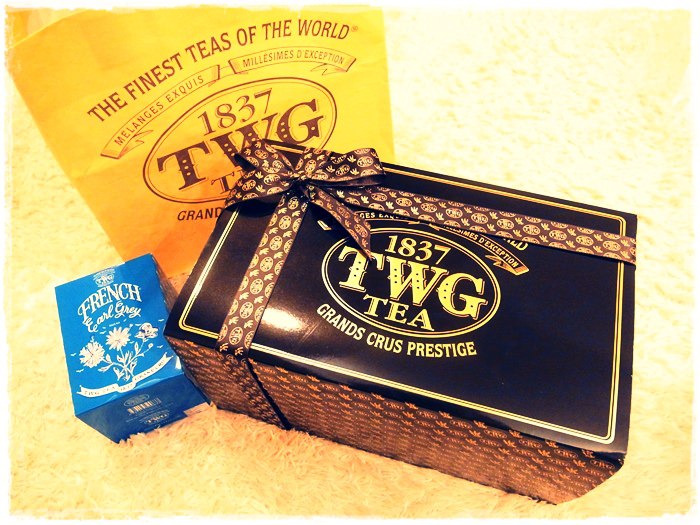 新加坡TWG茶具組-我的結婚賀禮wedding gift-French Earl Grey Tea法式伯爵茶罐-TWG經典款透明茶壺-手工透明黃金寶石琉璃對杯 (9)