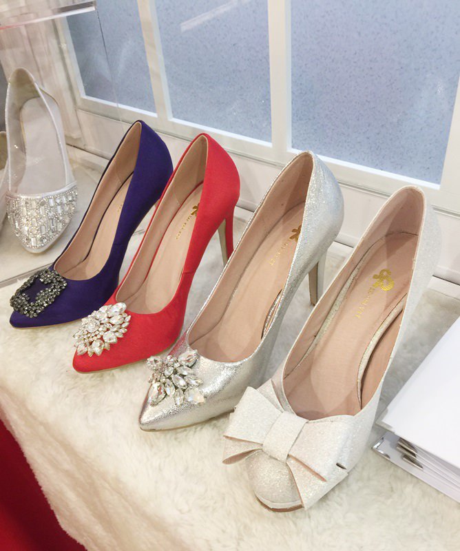 我的超夢幻命定婚鞋wedding shoes-Red Velvet-銀色水鑽高跟鞋 (12)