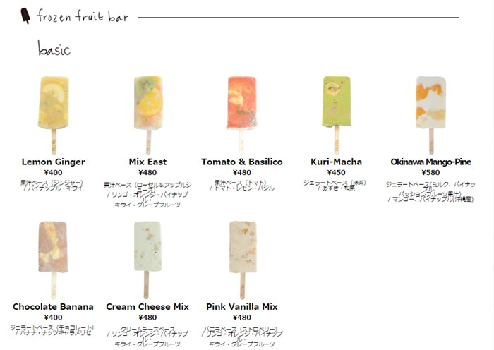 東京自助旅行代官山逛街地圖-Paletas無添加天然健康時尚可愛水果冰棒Frozen Fruit Bar (271)