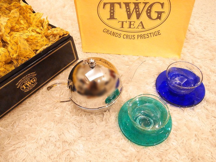 新加坡TWG茶具組-我的結婚賀禮wedding gift-French Earl Grey Tea法式伯爵茶罐-TWG經典款透明茶壺-手工透明黃金寶石琉璃對杯 (20)
