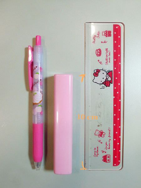 大創好物Daiso文具39元-攜帶型訂書機筆型輕便 (5)