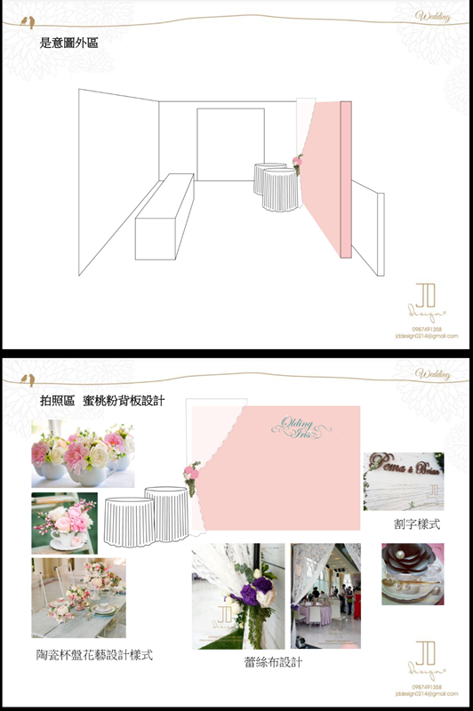 甜美氣質婚禮佈置JD Design 及甜點桌Candy Bar 好味生活Funeats (3)