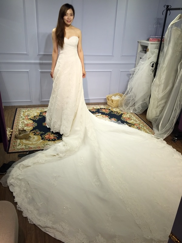 婚紗試穿-CHERI法式手工婚紗-白紗禮服-wedding gown (116)