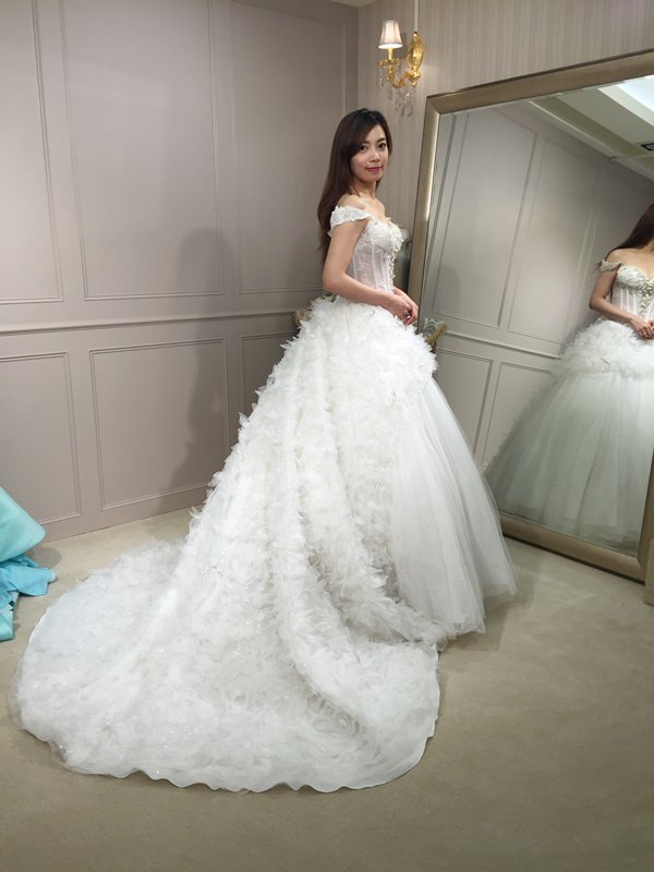 樂許Le Chic Bridal 手工婚紗 婚紗試穿 命定婚紗 Luminous Haute Couture 高級訂製 (170)