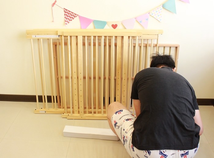 färska-日本farska嬰兒床-Bed side bed-親子共寢多功能嬰兒床-無印良品風日系風嬰兒床原木色系-透氣好眠可攜式床墊組-COMPACT BED (70)