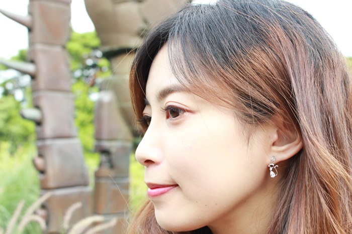 Mrs Yue 夾式耳環-垂墜式耳環-不過敏耳環-氣質施華洛世奇鑽耳環 (13)