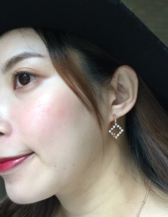 Mrs Yue 夾式耳環-垂墜式耳環-不過敏耳環-氣質施華洛世奇鑽耳環 (57)