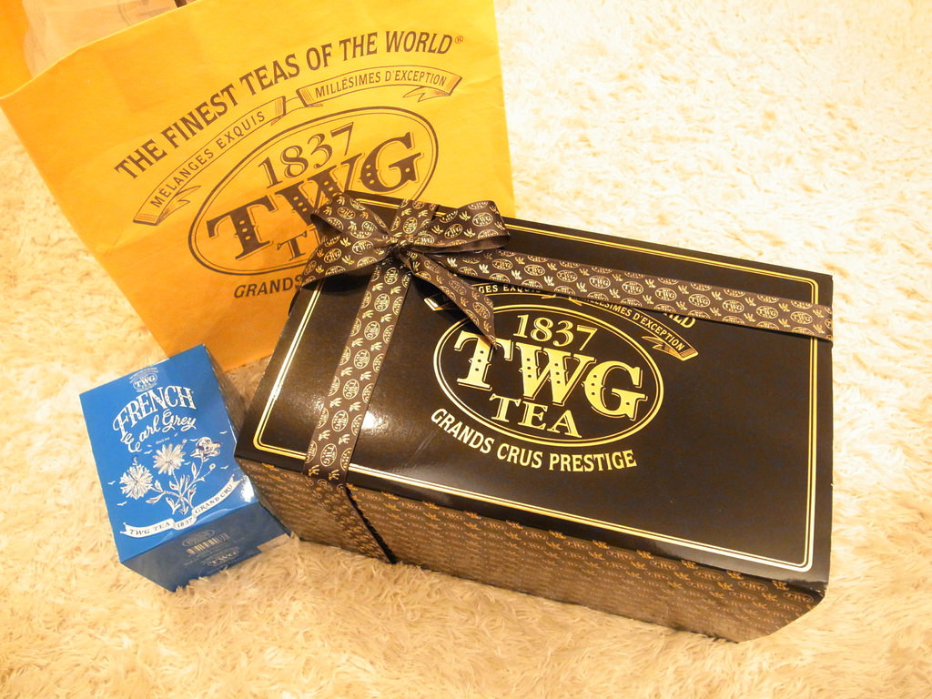 新加坡TWG茶具組-我的結婚賀禮wedding gift-French Earl Grey Tea法式伯爵茶罐-TWG經典款透明茶壺-手工透明黃金寶石琉璃對杯 (8)