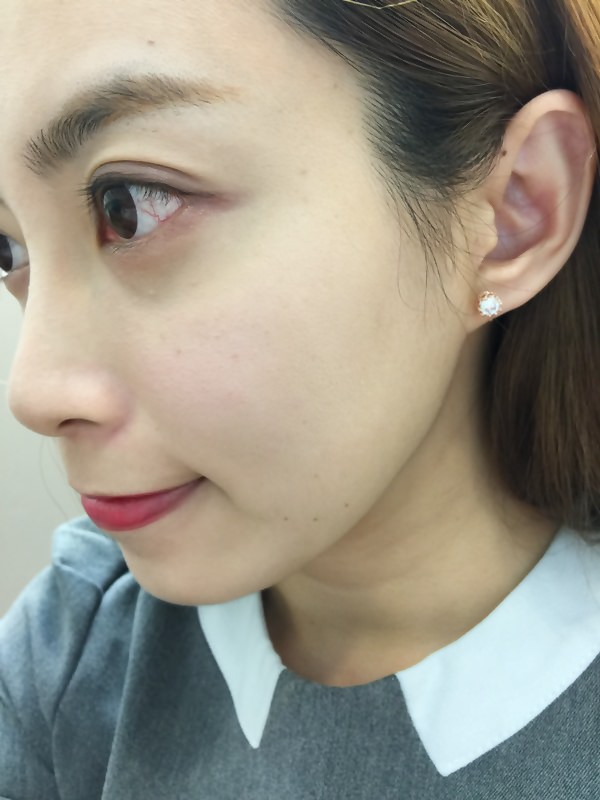 Mrs.Yue飾品屋夾式耳環-精緻小巧矽膠耳夾耳環-施華洛世奇水晶元素-無耳洞女孩飾品 (33)
