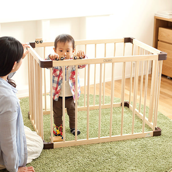 farska-日本farska嬰兒床-Bed side bed-親子共寢多功能嬰兒床-無印良品風日系風嬰兒床原木色系-透氣好眠可攜式床墊組-COMPACT BED (591111)