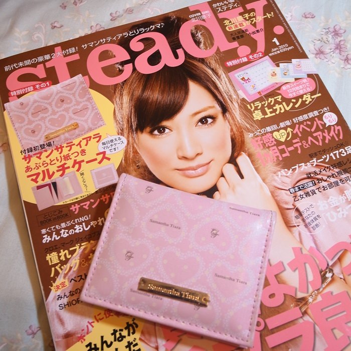 日雜贈品-Steady 北川景子2010年1月號-Samantha Tiara票卡夾 (9)